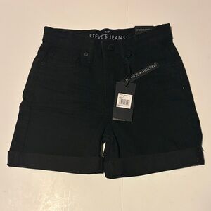 Steve's Jeans Kids Black Denim Shorts